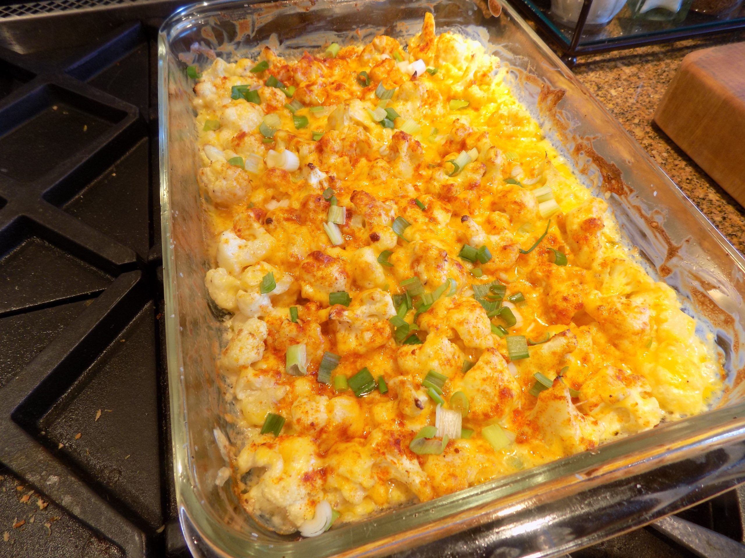 CHEESY ROASTED CAULIFLOWER CASSEROLE | CHEZ CARR CUISINE